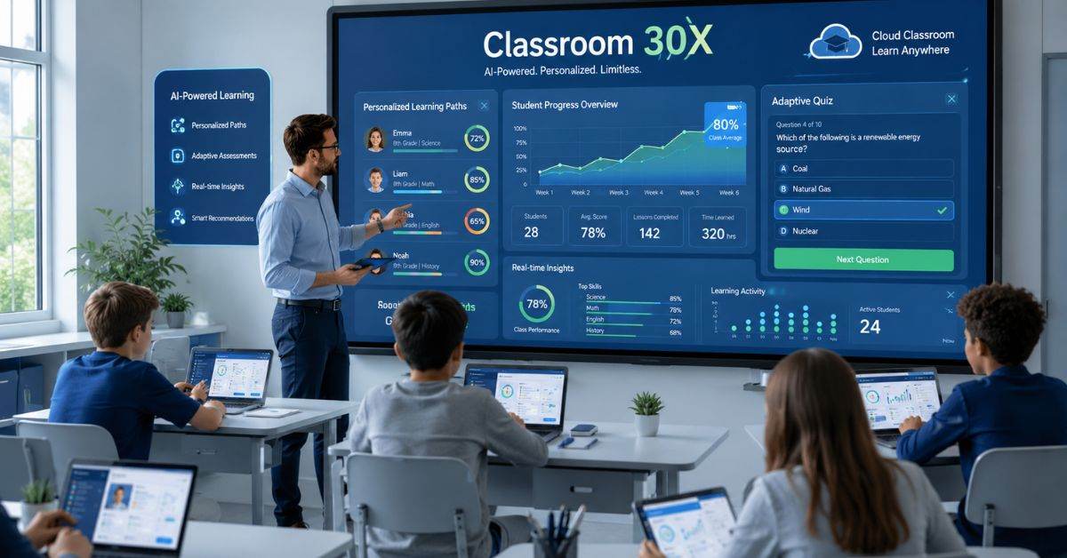 Classroom 30X: AI Smart Education for Schools