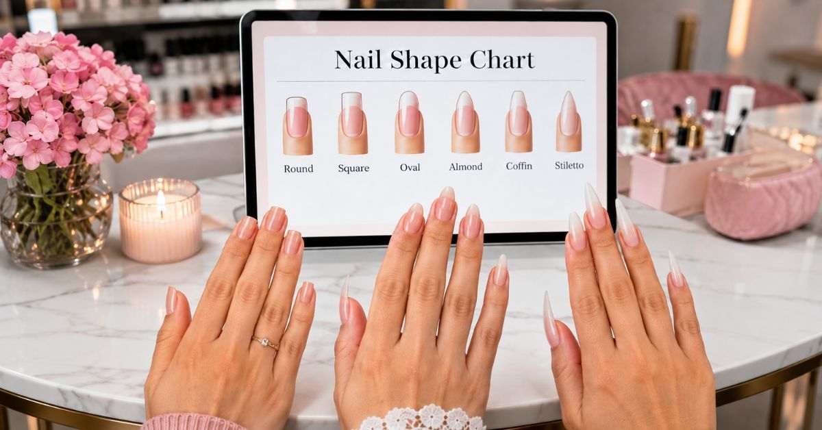 Nail Shape Chart: Trendy Styles for Every Hand