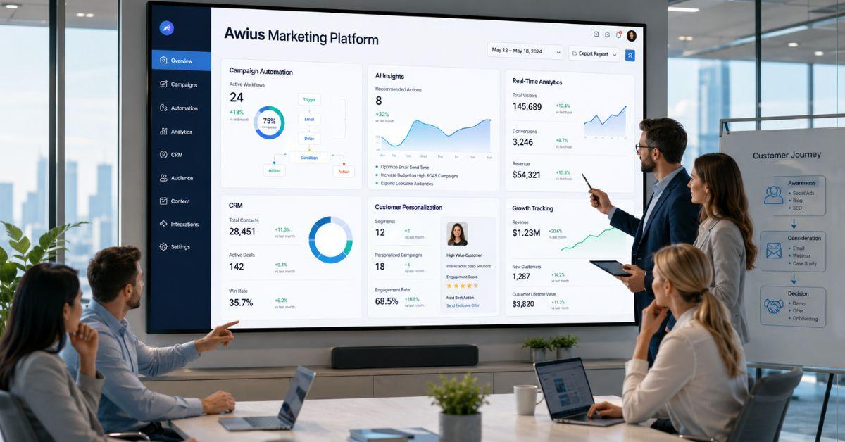 Awius: Smart Marketing Platform for Business Growth