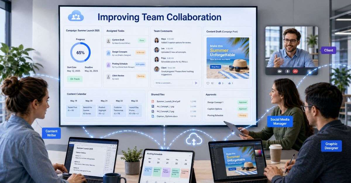 Crew CloudySocial: Smarter Social Media Teamwork