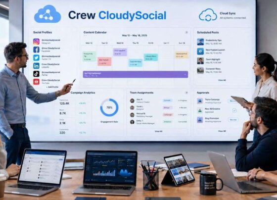 Crew CloudySocial: Smarter Social Media Teamwork 