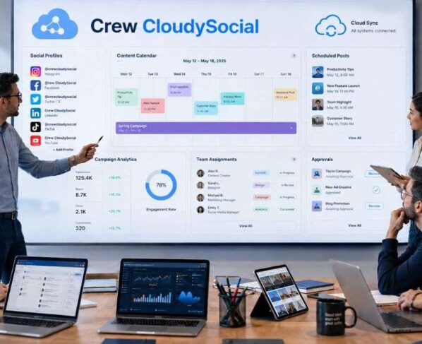 Crew CloudySocial: Smarter Social Media Teamwork 